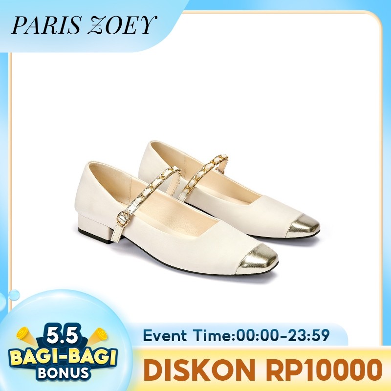 ล่าสุด Paris Zoey Sandal Dana Flatshoes ผู้หญิง Rose Gold PZX3424201