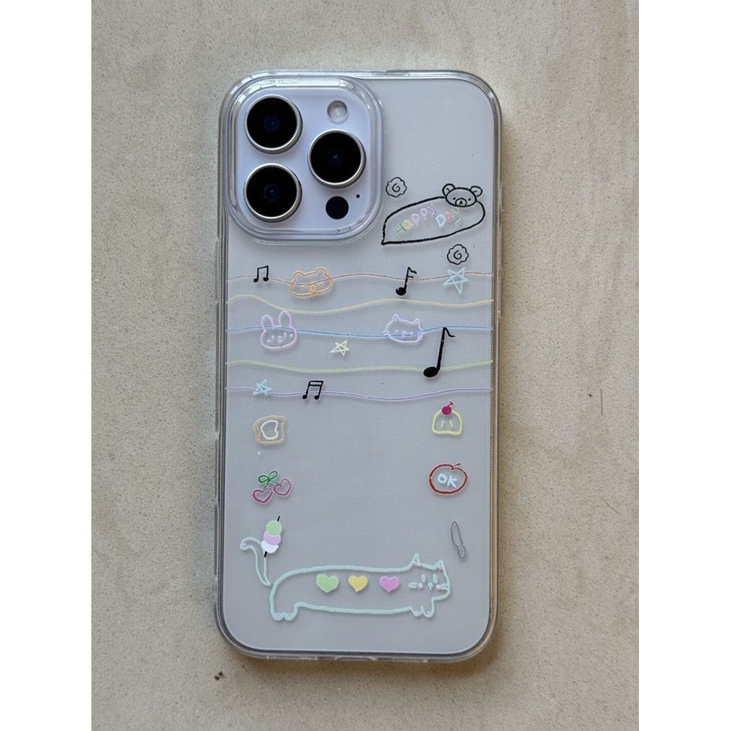 สัญลักษณ์ phonetic โปร่งใสนุ่มสําหรับ iphone กรณี 16promax 16pro 16 15promax 15pro 15 14promax 14pro 14 13promax 13pro 13 12pro 12promax 12 11promax 11 xsmax xr xs 7plus 8p