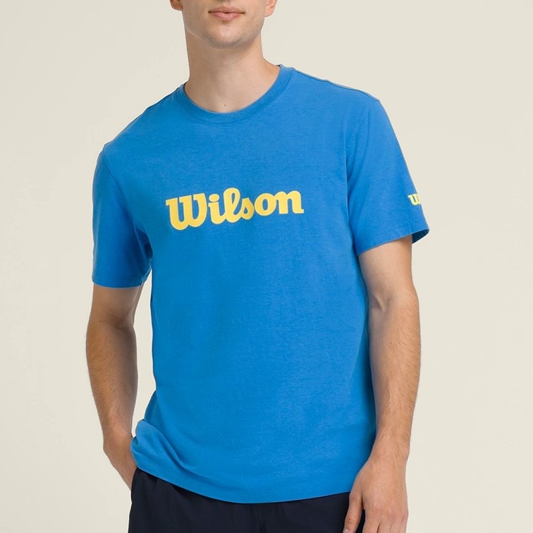 เสื้อยืดแขนสั้นผู้ชายผ้าฝ้าย 100% Wilson Easy Street
