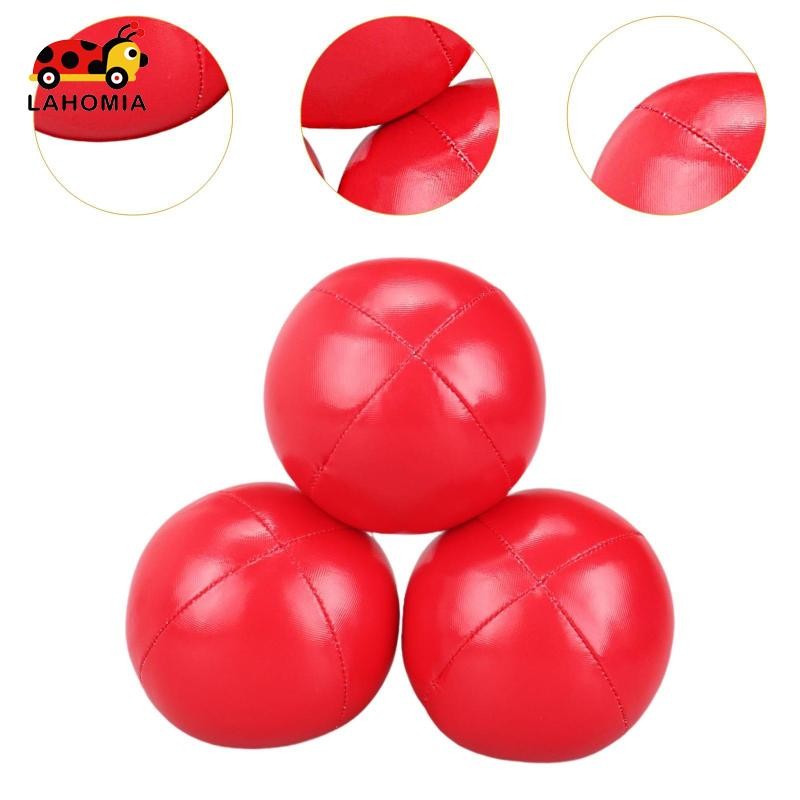[Lahomia] 3 ชิ้น Juggling Balls Acrobatics Toss Ball สําหรับความบันเทิงกิจกรรม Backyard - รูปที่ 2