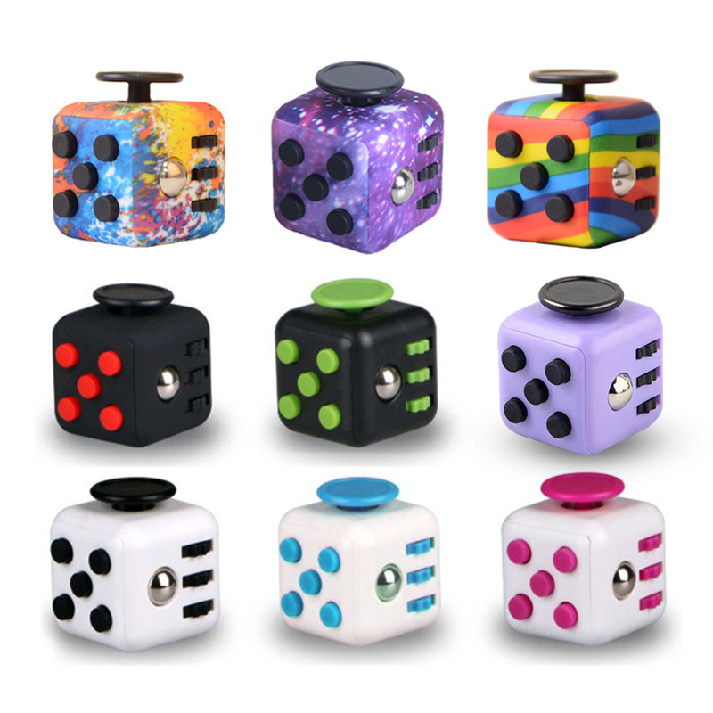 Fidget Cube Antistress Hand Spinner ของเล่นบีบอัดสําหรับออทิสติก ADHD ความวิตกกังวล Sensory ของเล่นสําหรับเด็กผู้ใหญ่ความเครียดบรรเทาของเล่น