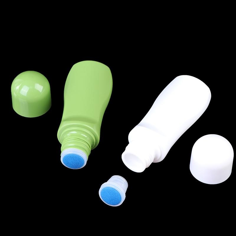 [nispecial] ขวดพร้อมน้ํายาทาฟองน้ํา ขวดน้ํายายา 60ML พร้อมหัวฟองน้ํา [MY]