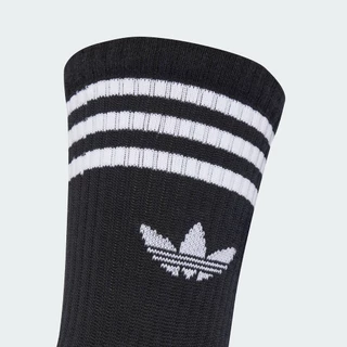 adidas Lifestyle 3-Stripes Crew Socks 3 Pairs Unisex Black JV7402
