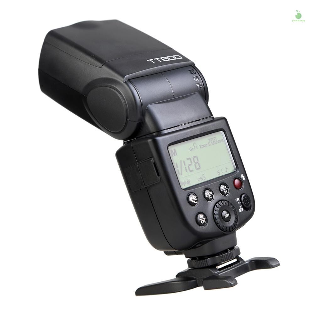Godox Thinklite TT600 กล้องแฟลช Speedlite Master/Slave Flash พร้อมระบบทริกเกอร์ไร้สาย 2.4G ในตัว GN6