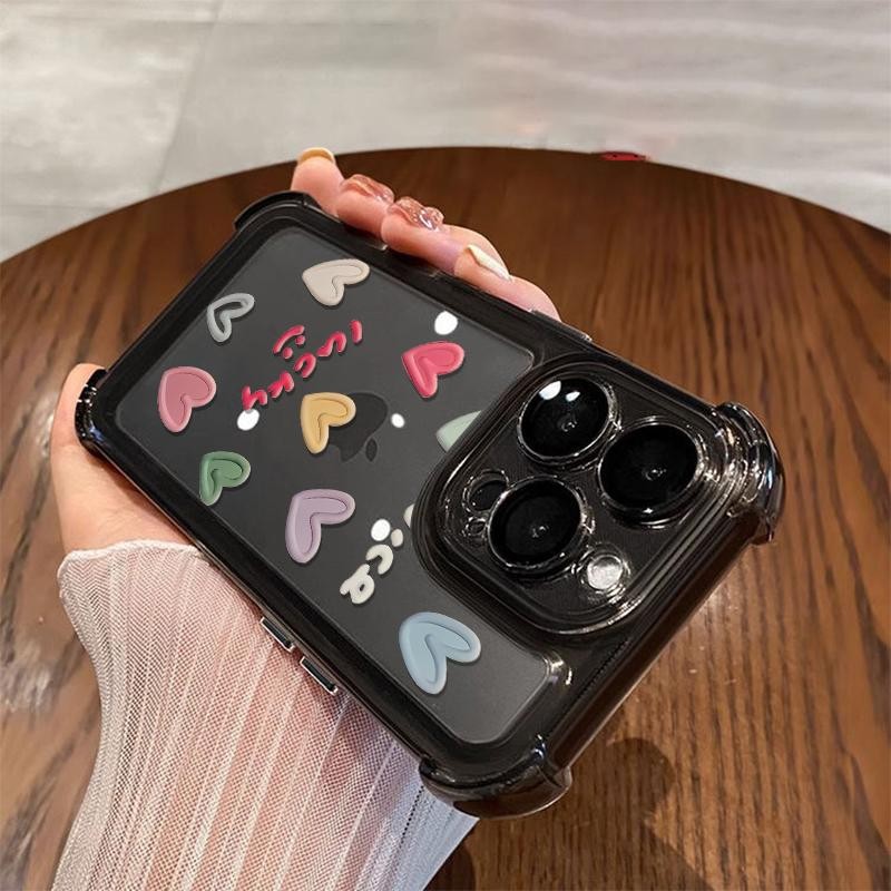เคสโทรศัพท์, การออกแบบความรักที่สวยงามและน่ารัก, เข้ากันได้กับ iPhone 15, 14, 13, 12, 11, 16 Pro Max ทำจากซิลิโคน TPU - รูปที่ 4