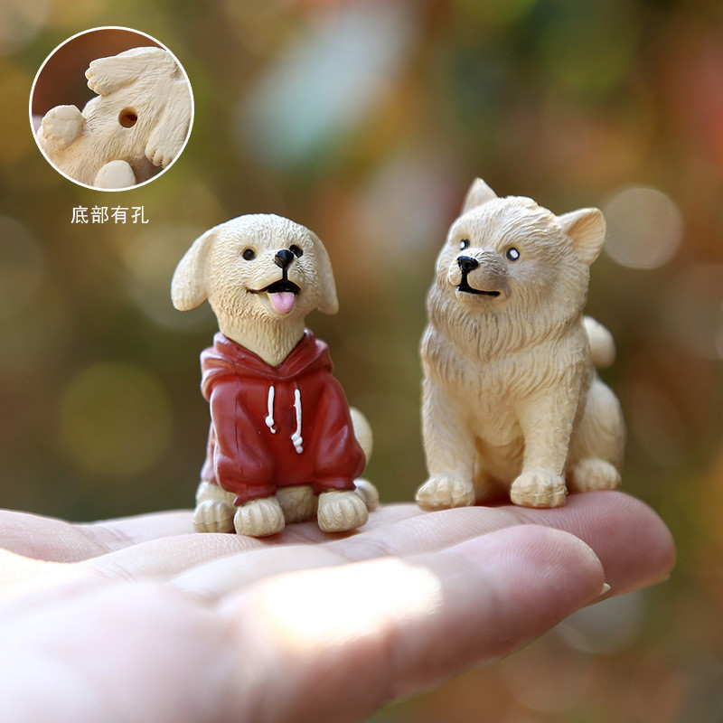 12 ชิ้น/เซ็ต 3-4 ซม.สัตว์เลี้ยงสุนัขตุ๊กตาเยอรมัน รูปที่ 4