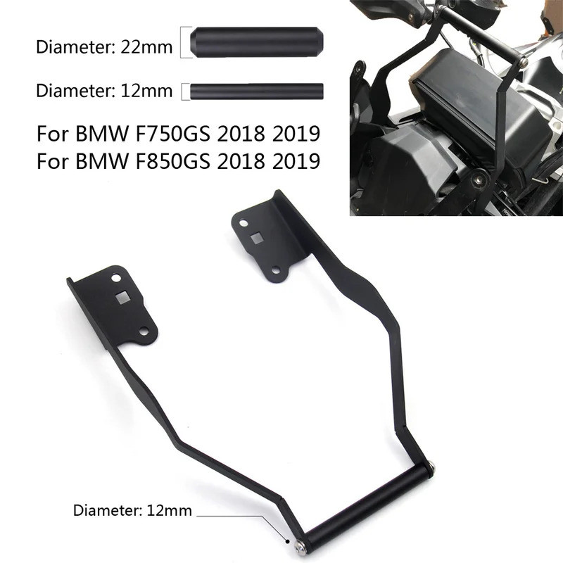 รถจักรยานยนต์-on ผู้ถือโทรศัพท์โทรศัพท์มือถือ GPS แผ่นสําหรับ BMW F750GS F850GS 2019 F750GS F850GS f