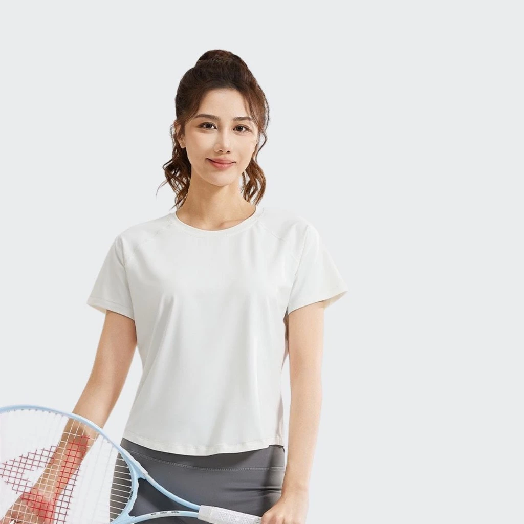 เสื้อโยคะผู้หญิง ผ้านิ่ม ระบายอากาศ กีฬา ฟิตเนส หลายสี thumbnail 9