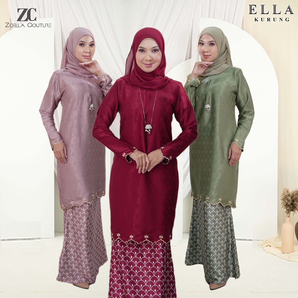 ZOELLA COUTURE - ELLA KURUNG JAQUARORD SILK