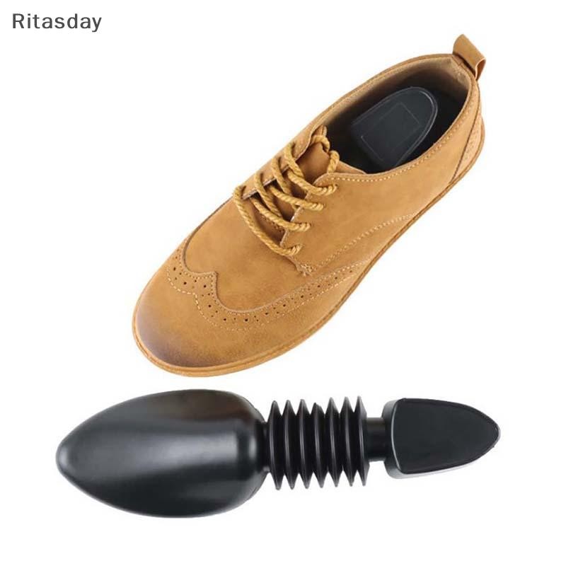 Ritasday ปฏิบัติพลาสติกปรับความยาวได้ผู้ชายรองเท้า Boot Holder Organizer ต้นไม้พลาสติกใหม่