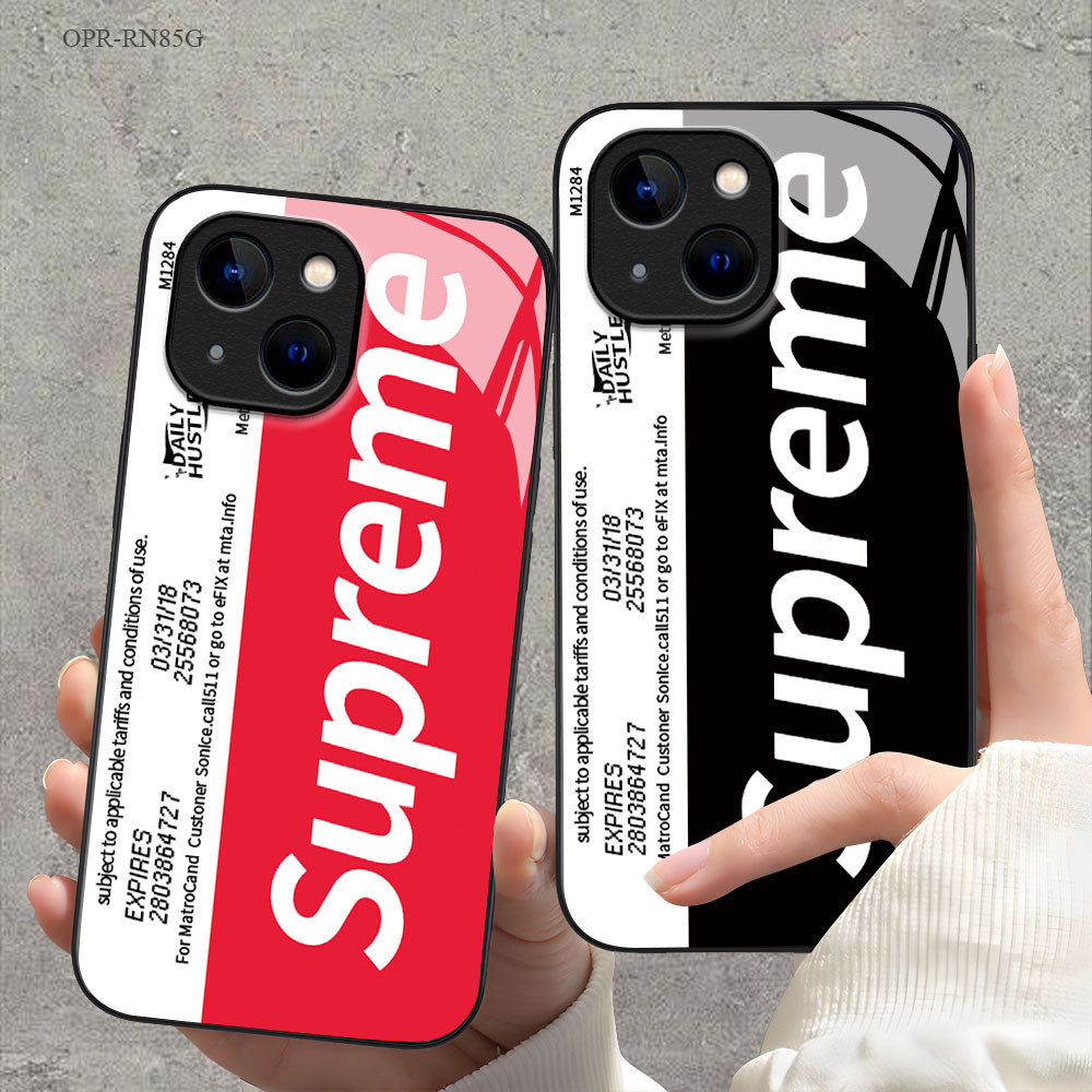 OPPO Reno 8 8Z 7 7Z 6Z 6 5 4 2F F11 F9 F7 F5 Pro Youth 4G 5G เคสออปโป้ Hat Boy Glass Case