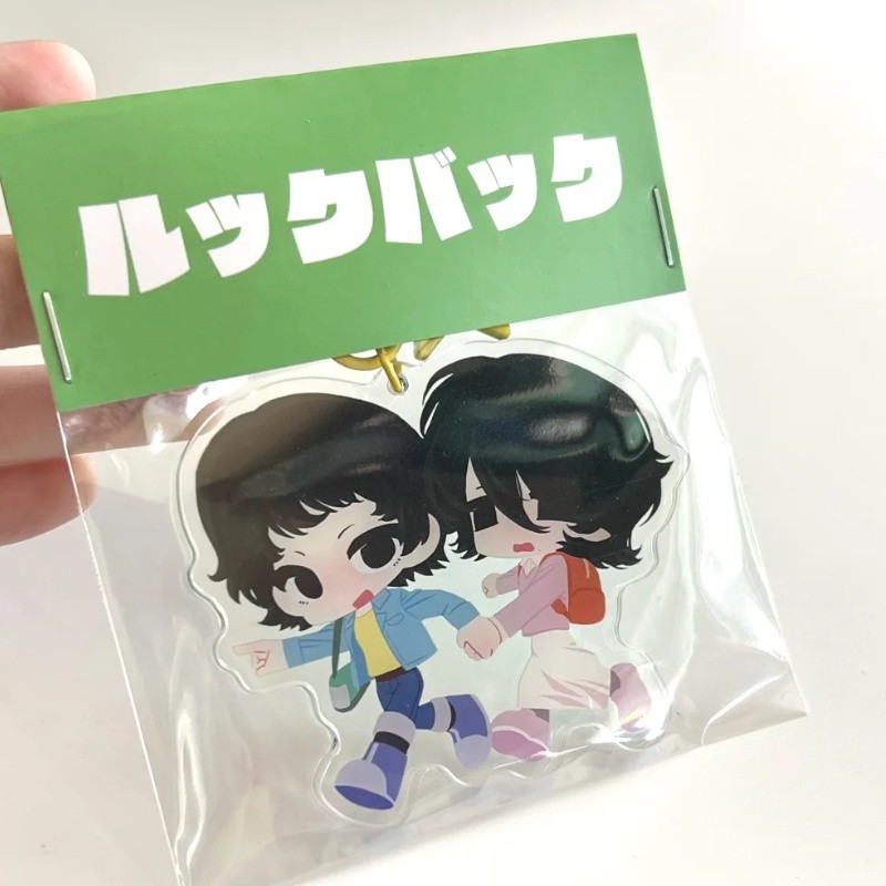ดูกลับอะนิเมะพวงกุญแจผู้หญิง Fujino Ayumu อะคริลิค Key Chain Man Kyomoto Key แหวนอุปกรณ์เสริมกระเป๋าจี้เครื่องประดับเพื่อนของขวัญ