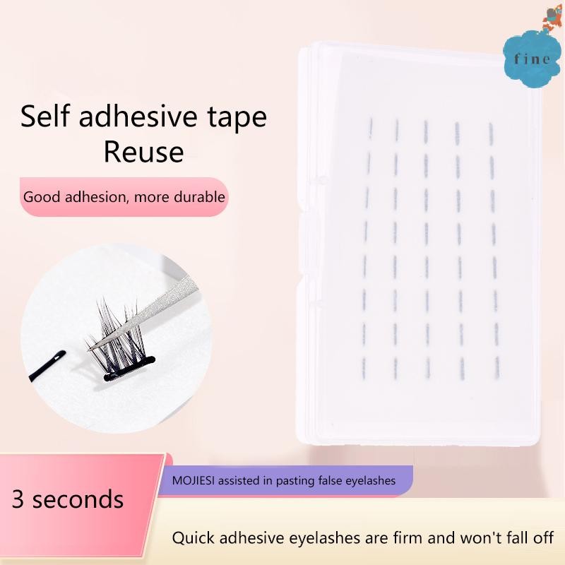 [FI] 40/200 ชิ้นเทปกาวกันน้ํากาวฟรีขนตาแถบกาว Self-Adhesive Lashes กาว Hypoallergenic แต่งหน้าเครื่องมือ Home Daily GOOD