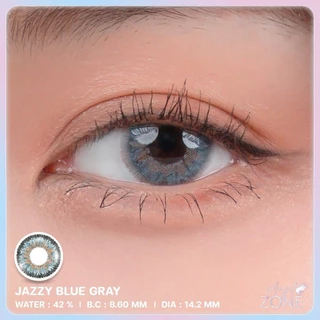 Angel Zone คอนแทคเลนส์ รุ่น Jazzy Blue Gray 14.2 (รองรับสายตาปกติและค่าสายตาสั้น -0.50 ถึง -7.00)