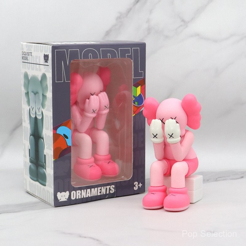 โมเดลฟิกเกอร์ PVC รูปอนิเมะ KAWS XX Eyes Lying Posture 23 แบบ สําหรับตกแต่งห้อง 2023 - รูปที่ 3