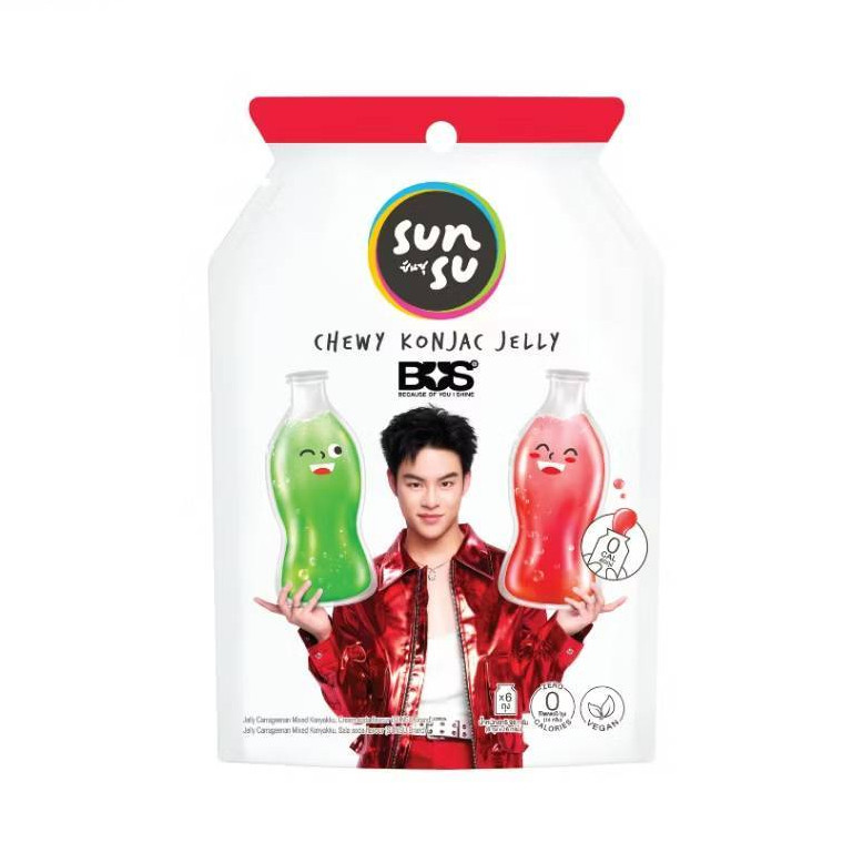 สินค้าพร้อมส่ง???? SUNSU X BUS ซันซุ เยลลี่ซันซุ เยลลี่ผสมบุก ( 1 ซอง ...