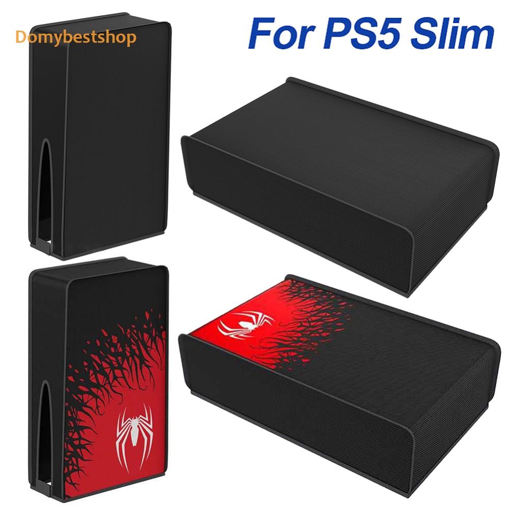แนวตั้ง/แนวนอนป้องกันฝุ่นผ้า Oxford กันน้ําสําหรับ PS5 Slim Console [Domybestshop.th]