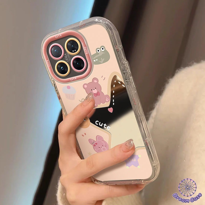 แฟชั่นดาวห้าแฉกสร้อยข้อมือสัตว์น่ารัก เคส IPhone 11 16 15 13 14 12 Pro Max 7Plus 16 8 14 15 7 Plus XR X XS Max SE 2020 - รูปที่ 4