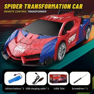 รถบังคับวิทยุ 2.4G รถควบคุมระยะไกล สไปเดอร์แมนสไตล์ rc car ของเล่นเด็กผู้ชาย ของขวัญสำหรับเด็ก
