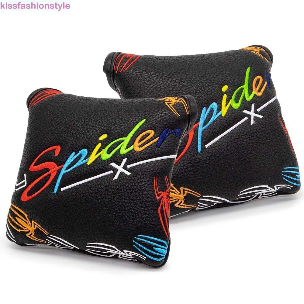 Kissfashionstyle Golf Mallet Putter Cover สีส้มพัตเตอร์กอล์ฟทนทานพัตเตอร์อุปกรณ์เสริมการฝึกอบรมกอล์ฟฝาครอบป้องกันกรณีกอล์ฟคลับ