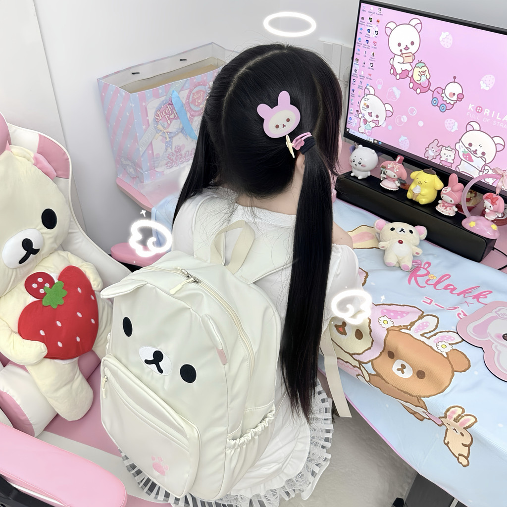 น่ารักหมีกระเป๋านักเรียนนักเรียนกระเป๋าเป้สะพายหลังความจุขนาดใหญ่