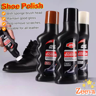 Zeeva【มีสินค้าในสต๊อก】 น้ำยาขัดเงารองเท้า คลีนชูส์ 65ml กันน้ำ ทำความสะอาดกระเป๋าหนังโซฟาหนัง shoe polish