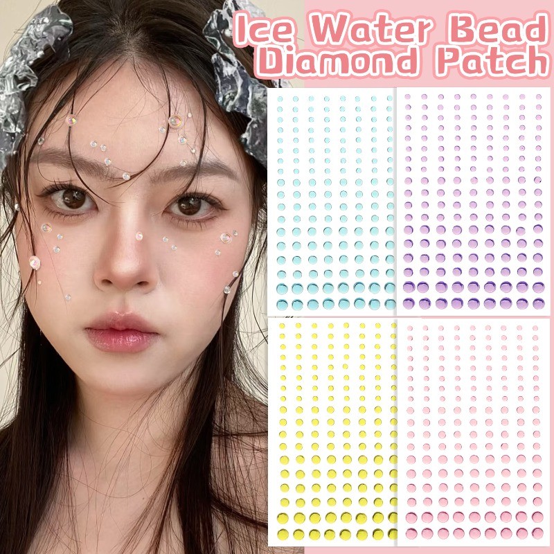 [ ที่โดดเด่น ] แพทช์เพชรแต่งหน้ารูปดาวห้าแฉก - แผ่นวาง Rhinestone - ปาร์ตี้, แต่งหน้าทุกวัน DIY Art Decor - กาวในตัว, กันน้ํา - สติ๊กเกอร์คริสตัลสีสันสดใส - สติ๊กเกอร์คอสเพลย์