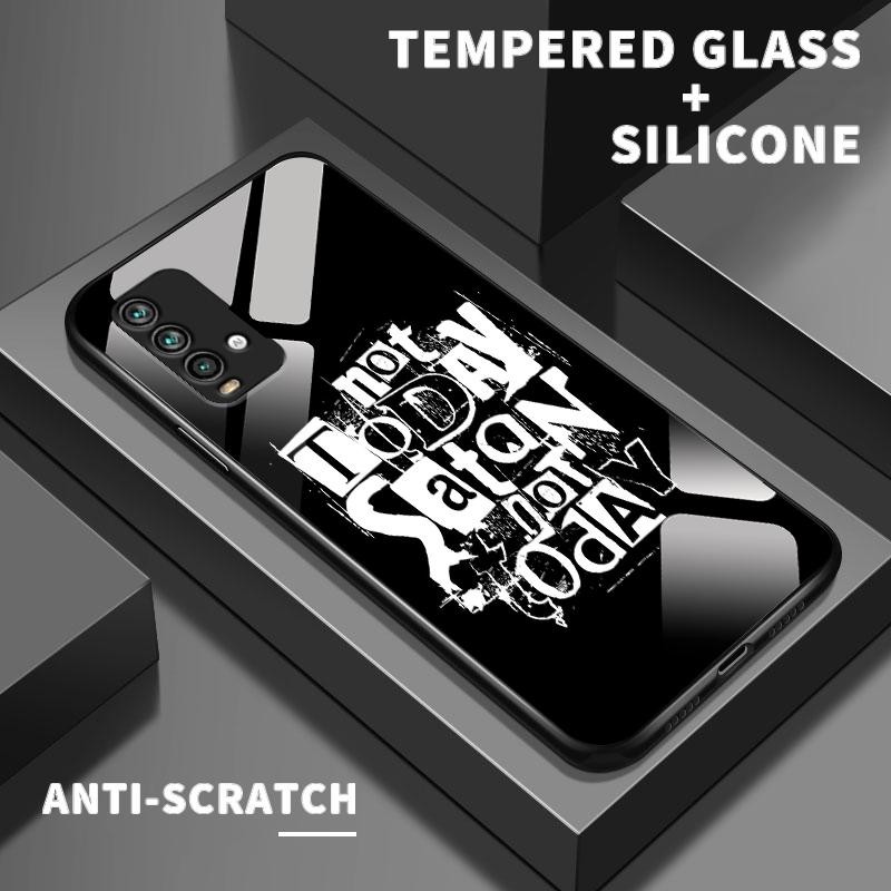 เหมาะสำหรับ Redmi Note 9 4G Pro Max 9S 10 5G Lite 11 8 กรณีโทรศัพท์แฟชั่นเคส Simple English Letters 