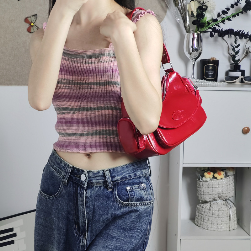 Juststar กระเป๋าสะพายไหล่ผู้หญิง กระเป๋าเดินทางความจุขนาดใหญ่ กระเป๋าหัวรถจักร messenger อเนกประสงค์