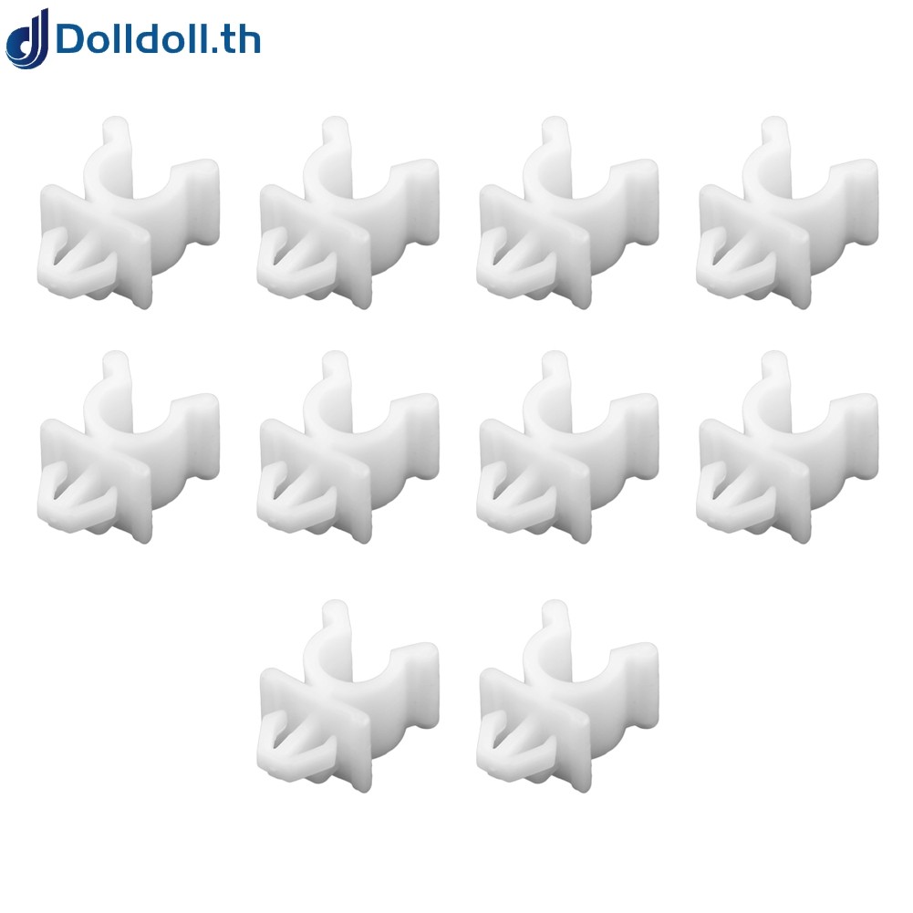 <Dolldoll> 10x Bonnet Hood Rod ผู้ถือคลิปสําหรับ Nissan สําหรับ Pathfinder Navara Skyline X-Trail T30