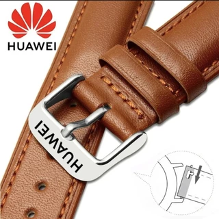Huawei GT2pro สายนาฬิกาหนังแท้ของแท้ GT3/GT4/GT5/GT6 สายหนังแท้ผู้ชาย WATCH4/46 มม.สายรัดสากล