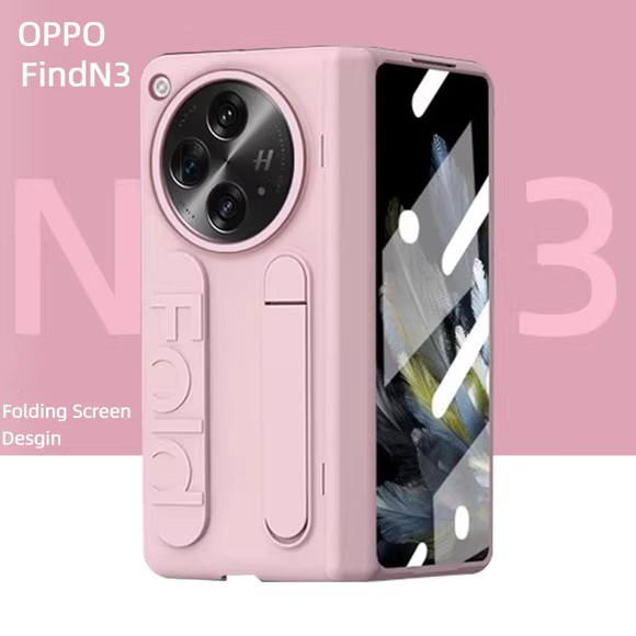 เคสซิลิโคนด้านสําหรับ Huawei Mate X6 X5 X3 สายรัดที่วางมือขาตั้งโทรศัพท์ขาตั้งปกแข็ง