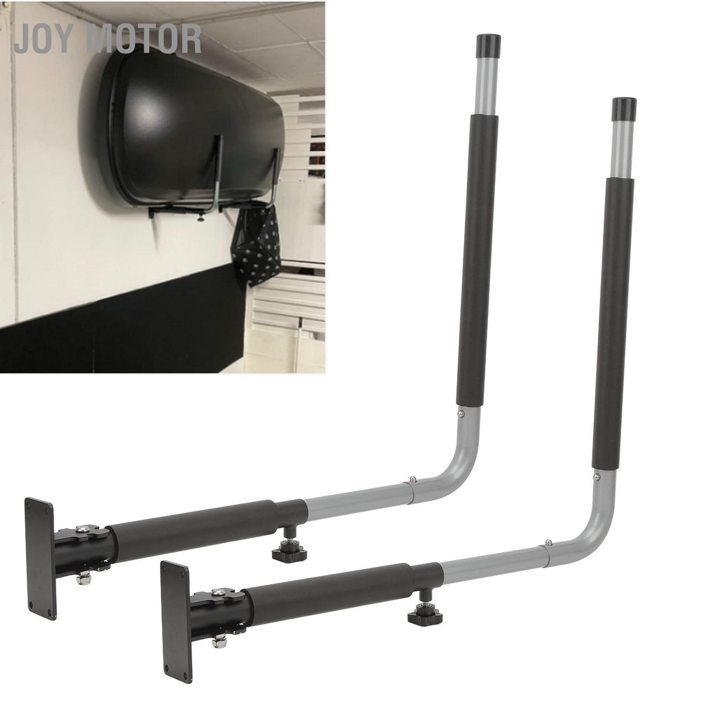 JOY Motor Car Roof Box Wall Mount Rack Foldable Telescopic 50KG Load Bearing Kayak Storage Hooks Hanger for Canoes Surfboard