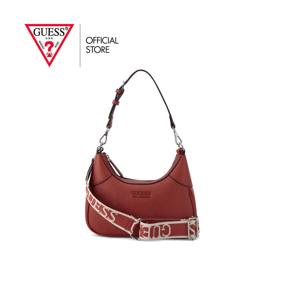 GUESS กระเป๋า รุ่น SF943669 BERKTON MINI TOP ZIP ORANGE สีส้ม