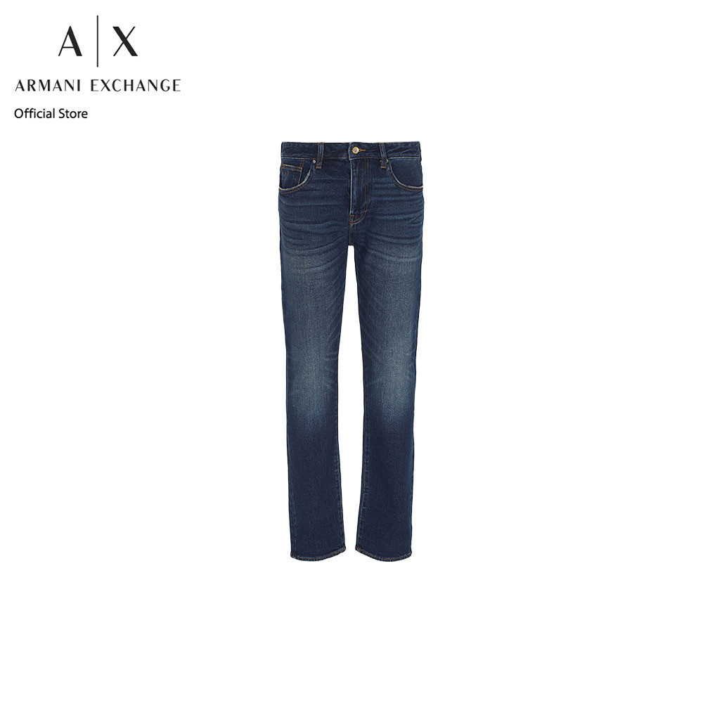 AX Armani Exchange กางเกงยีนส์ผู้ชาย รุ่น AX 6DZJ13 Z1ZQZ1500 - สีกรมท่า
