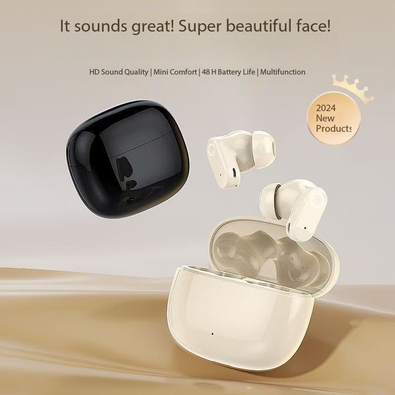 Bonine ไร้สายบลูทูธ 5.3 หูฟัง Touch Control หูฟัง TWS กันน้ํากีฬาหูฟัง Hifi พร้อมไมโครโฟนสําหรับ Xia