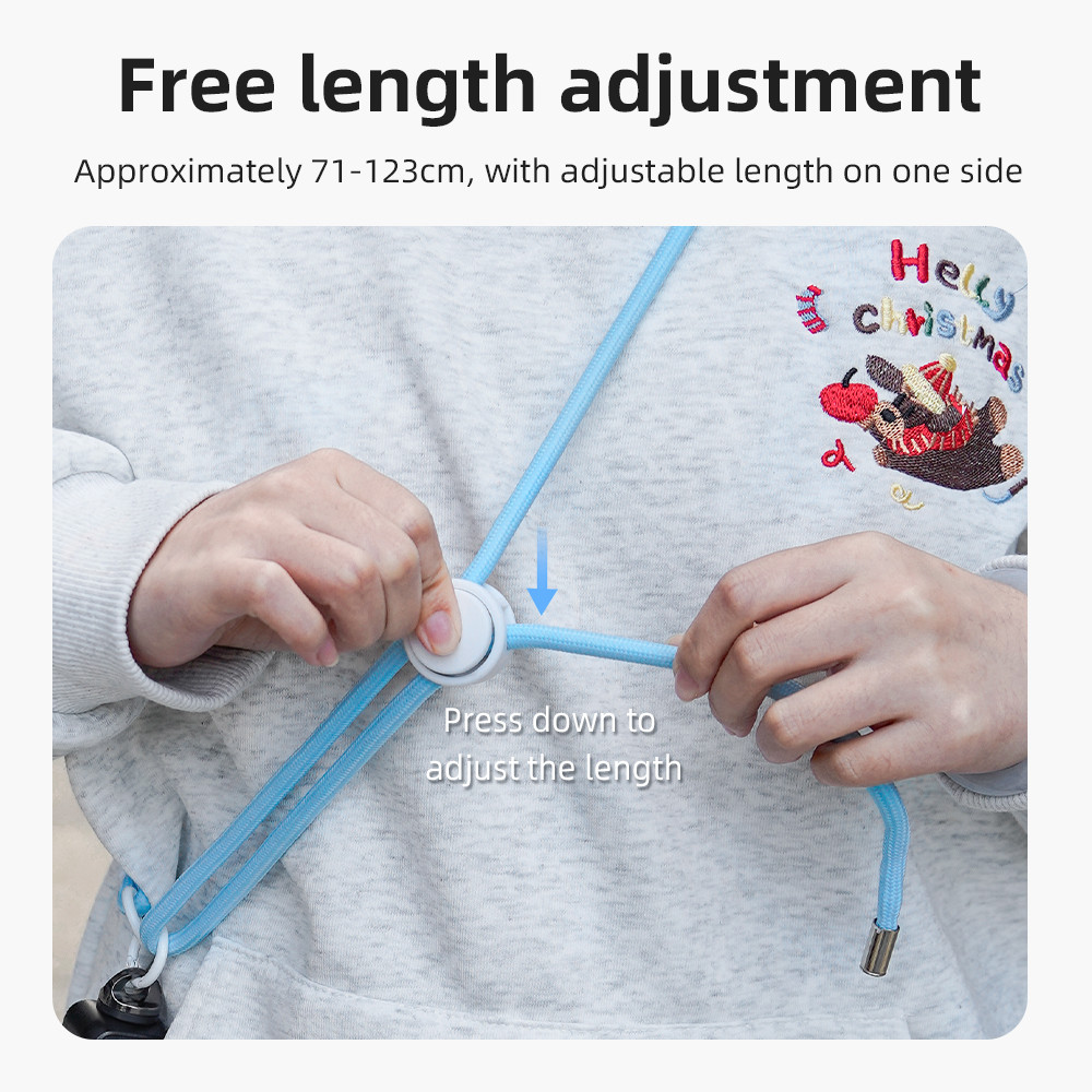 สําหรับ DJI OSMO POCKET 3/Action 5 Pro สายคล้องกล้องกีฬา Insta360 X4 Anti Loss สายคล้องไหล่อุปกรณ์เสริมสําหรับกล้อง