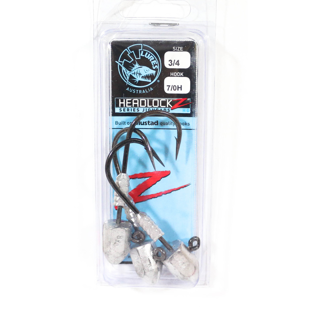 Tackle Tactics TT Headlockz HD Jig Head 3/4 oz 7/0 3/แพ็ค (3306)