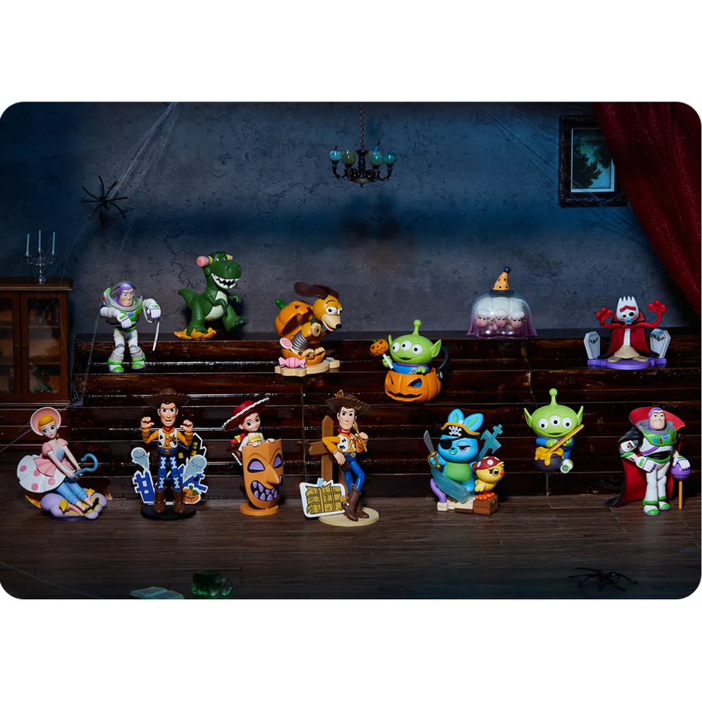 (พร้อมส่งจากไทย)  Disney/Pixar Spooky Night Series ชุดกล่องสุ่ม ลิขสิทธิ์แท้ เลือกตัว เช็คการ์ด ไม่แกะตัว