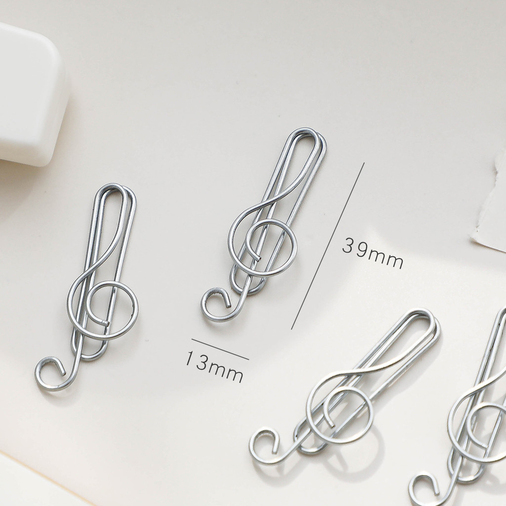 10ชิ้น อิน บันทึกคลิปหนีบกระดาษโลหะคลิปเงินบรรจุวัสดุ - รูปที่ 6