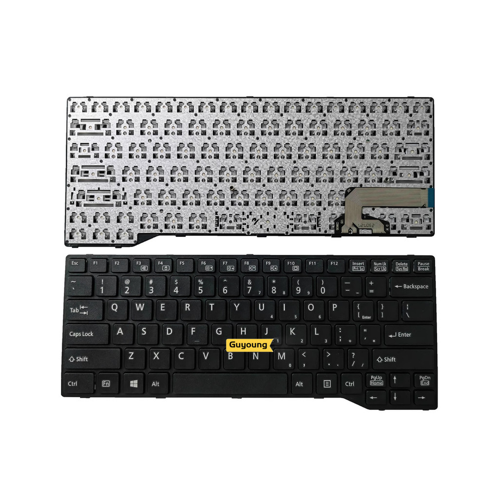 แป้นพิมพ์สำหรับแล็ปท็อปสำหรับ FUJITSU Lifebook e733 e734 e743 u745 e544 e547 e736 US layout