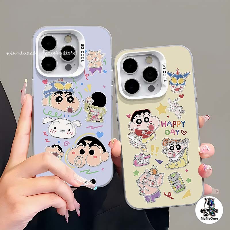 ชุดนอน ตลก เด็กซน เคสไอโฟนหรูหราไฮโซ เคสโทรศัพท์ For IPhone 11 13 12 14 15 16 Pro 8P 7Plus X XR XS Max SE เคส กันกระแทก