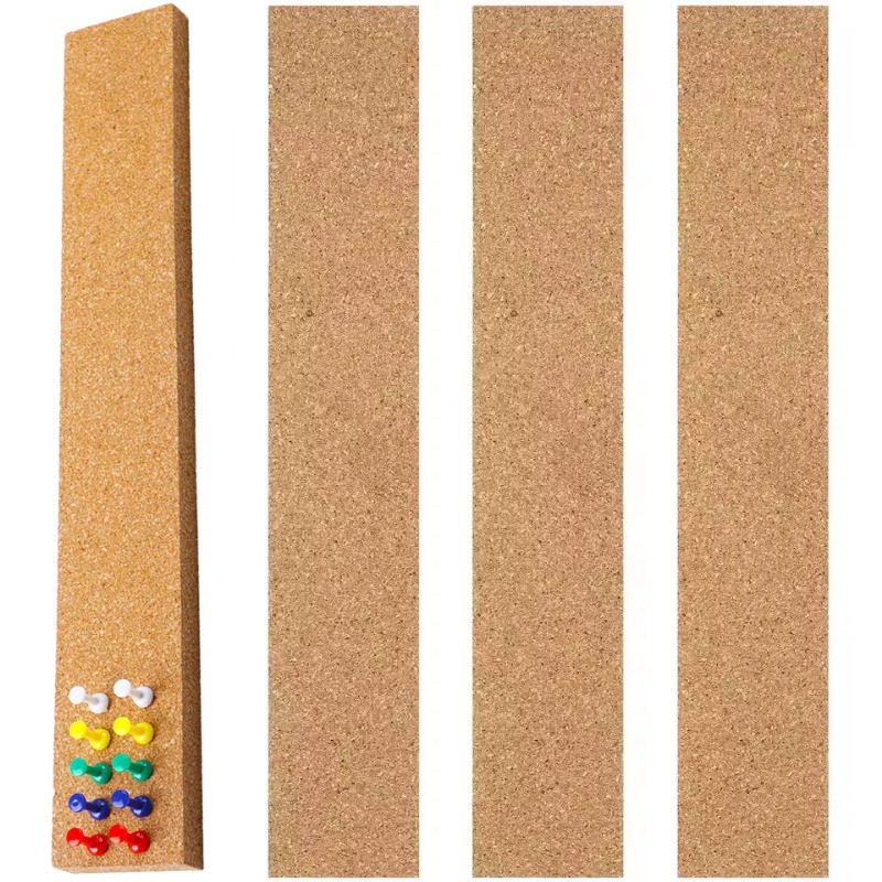 Self-Adhesive Cork Board - เครื่องประดับแขวน Thumbtacks Board - Bulletin Board กระดานข้อความ - ข้อคว