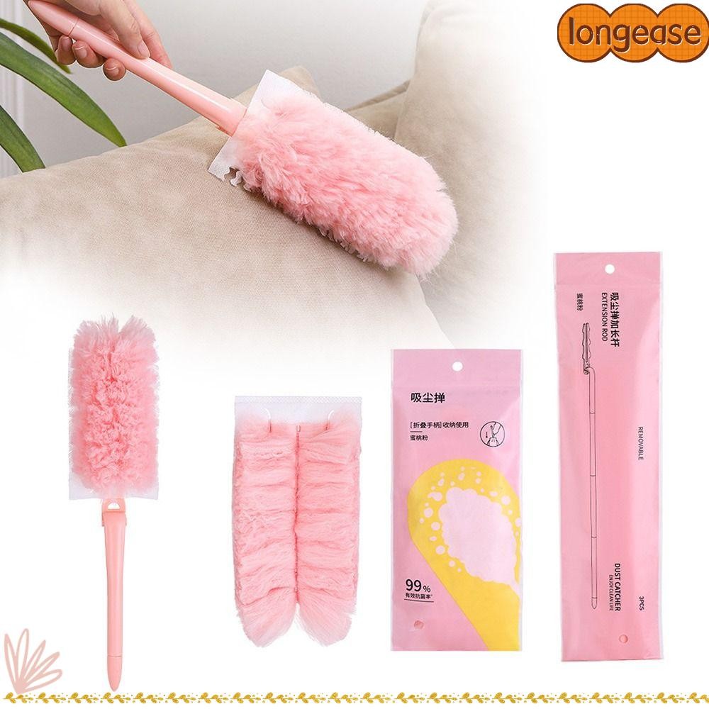 ไม้ปัดฝุ่นขนนก ยาว การดูดซับไฟฟ้าสถิต ไม้ปัดฝุ่นฝุ่นแบบพับได้ ปรับตู้ยาวพิเศษทําความสะอาดช่องว่าง ไม้ปัดฝุ่น