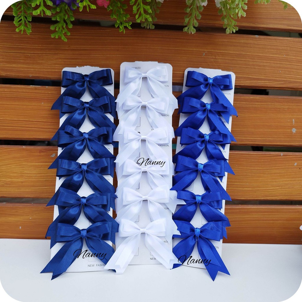 [[โบว์นักเรียนครึ่งนิ้ว2ชั้น ]]สินค้าขายดี!!โบว์นักเรียนอนุบาล เด็กนักเรียนปฐม  สินค้าพร้อมส่ง