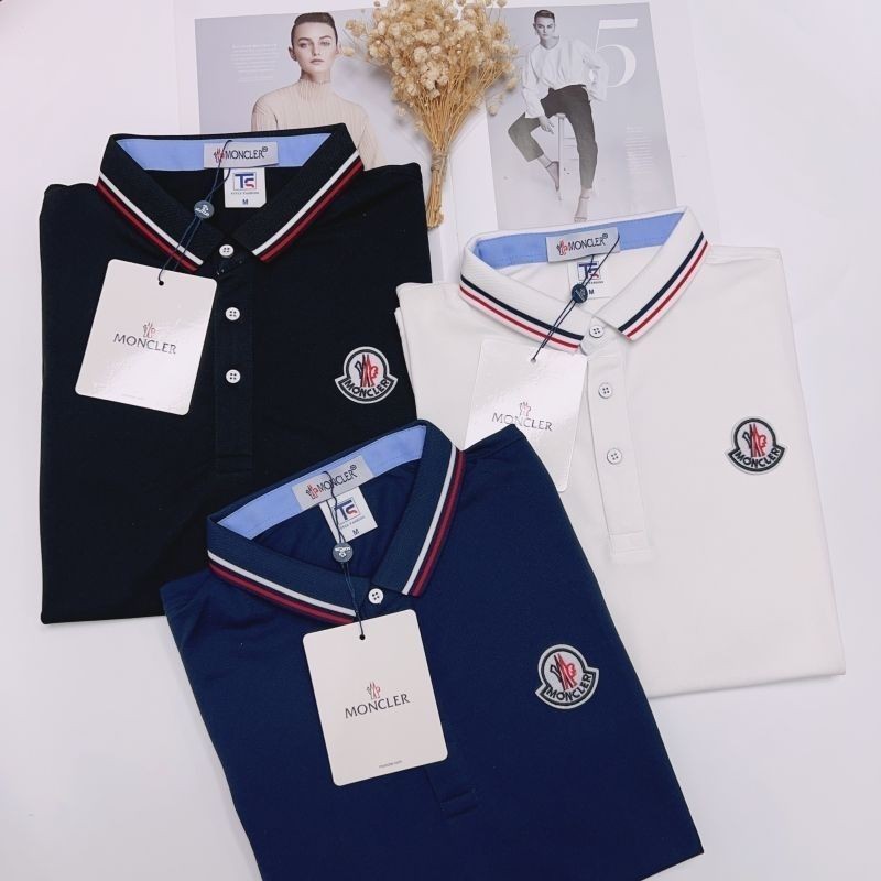 โปโลผู้ชายธุรกิจแฟชั่นลําลองเสื้อยืดปกแขนสั้น