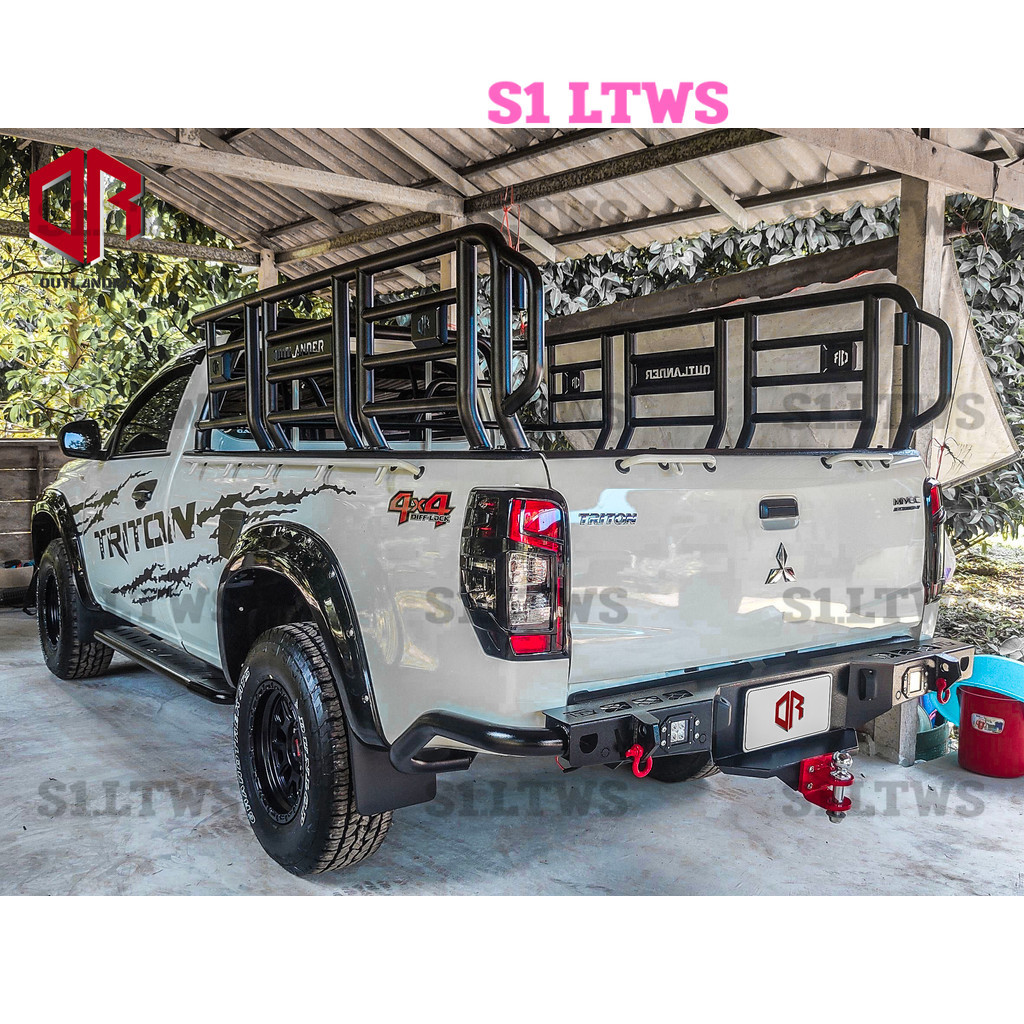 คอกกั้นรถกระบะ สไตล์ออฟโรด รถสายลุย คอกระบะฮันเตอร์ Hunter Truck cage  เหล็กหนา ทนต่อการใช้งาน