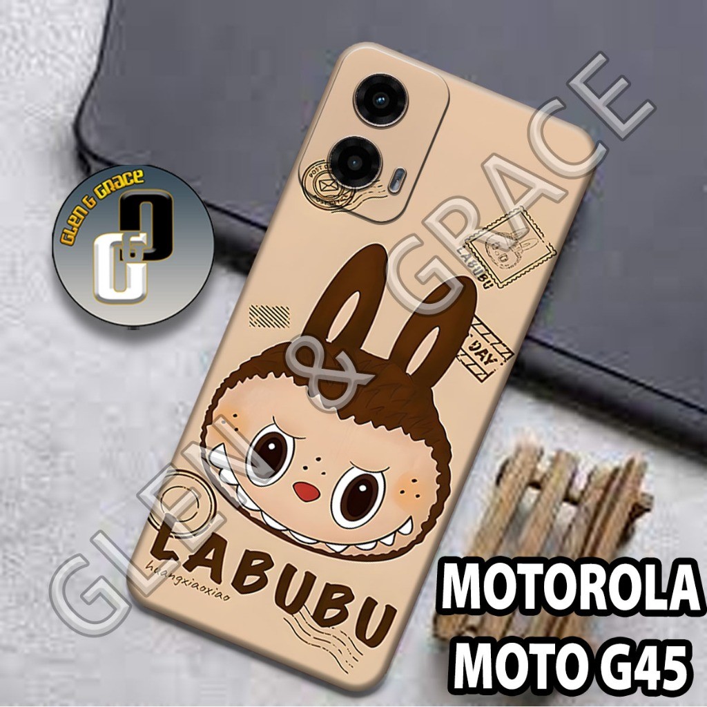 HP G57 - MOTOROLA MOTO G45 Softcase - วัสดุยางยืดหยุ่น - CUTE Motif - ซิลิโคนยืดหยุ่น - MOTOROLA MOT