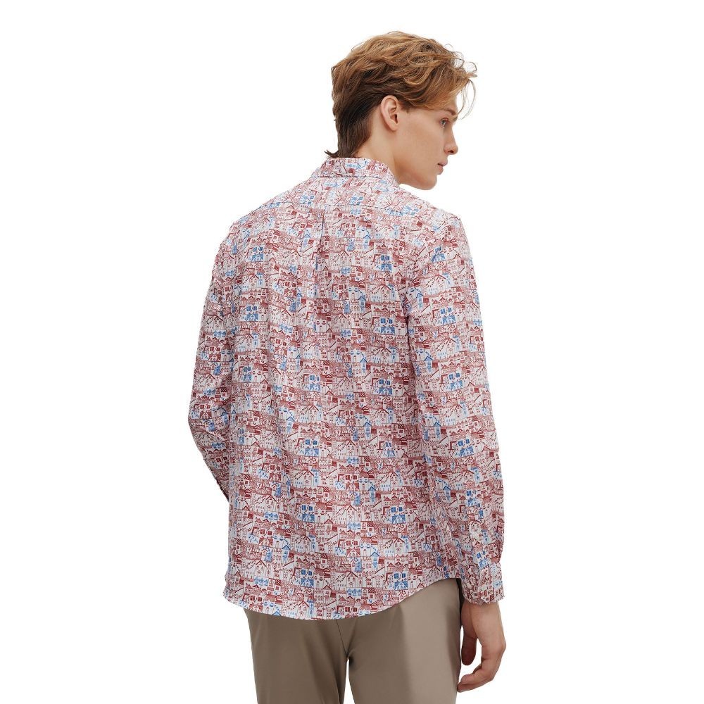 G2000 เสื้อเชิ้ตแขนยาวลำลอง สำหรับผู้ชาย รุ่น 4612085234 YELLOW