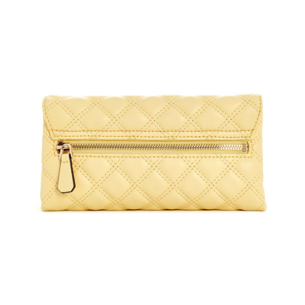 GUESS กระเป๋า รุ่น QG874875 GIULLY XBODY FLAP ORGANIZER สีเหลือง